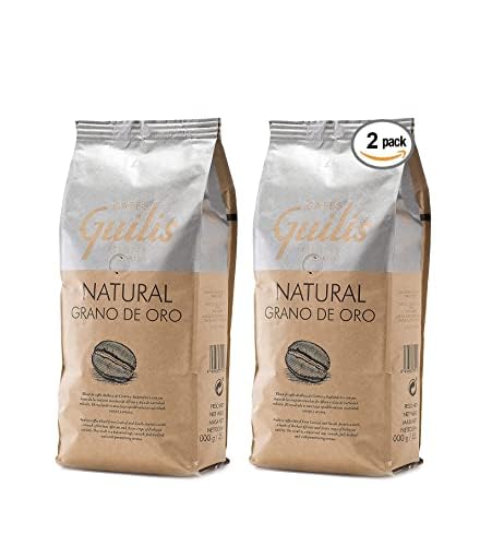 CAFES GUILIS DESDE 1928 AMANTES DEL CAFE Kaffee Natürliche Goldbohne Nasspolitur 1 kg Packung mit 2 kg CAFES GUILIS DESDE 1928 AMANTES DEL CAFE Kaffee Natürliche Goldbohne Nasspolitur 1 kg Packung mit 2 kg von CAFES GUILIS DESDE 1928 AMANTES DEL CAFE