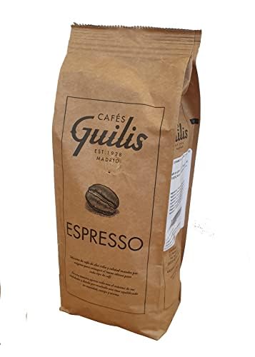 CAFES GUILIS DESDE 1928 AMANTES DEL CAFE Kaffee Natural Gold Bohne West Polish 1 kg von CAFES GUILIS DESDE 1928 AMANTES DEL CAFE