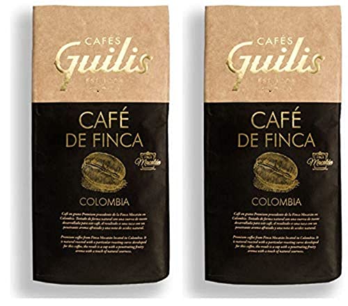 CAFES GUILIS DESDE 1928 AMANTES DEL CAFÉ- Kaffeebohnen Arabica Finca Mocatan kolumbien 2 kg von CAFES GUILIS DESDE 1928 AMANTES DEL CAFE