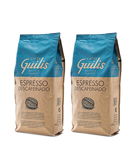 CAFES GUILIS DESDE 1928 AMANTES DEL CAFÉ - Kaffeebohnen Entkoffeiniert Arabica 2 kg von CAFES GUILIS DESDE 1928 AMANTES DEL CAFE