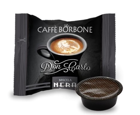 100 Kapseln Borbone schwarz Mischung, kompatibel mit Mio von CAFFÈ BORBONE