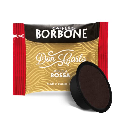 50 Caffe Borbone Lavazza A Modo Mio Kompatibel Alternative Kapseln Don Carlo Mischung Rot Miscela Rosso Kaffeepasds von CAFFÈ BORBONE