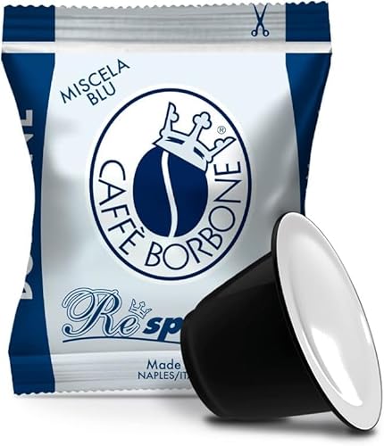 Caffè Borbone Respresso, Blaue Kaffeemischung - 50 Kapseln - Kompatibel mit Nespresso®* Haushalts-Espressomaschinen Caffè Borbone Respresso, Blaue Kaffeemischung - 50 Kapseln - Kompatibel mit Nespresso®* Haushalts-Espressomaschinen von CAFFÈ BORBONE