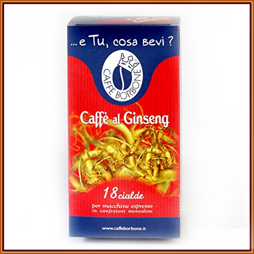 54 Pads Papier 44 mm kaffee zum Ginseng Borbone von CAFFÈ BORBONE