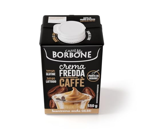 6 x Crema Fredda Caffè Borbone Coffee Cold Cream Coffee Drink Milk Based Cream with Coffee 550 ml + Italian Gourmet Polpa 400 g von CAFFÈ BORBONE