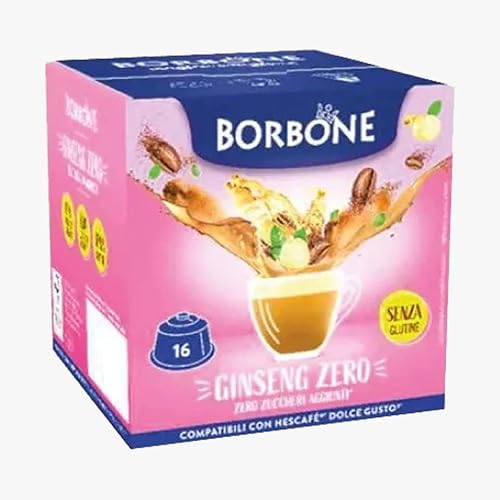 64 Kaffee Kapseln borbone Kompatibel Mit Nescafe Dolce Gusto Ginseng Zero Ungezuckert, L'Emporio Kaffee 64 Kaffee Kapseln borbone Kompatibel Mit Nescafe Dolce Gusto Ginseng Zero Ungezuckert, L'Emporio Kaffee von CAFFÈ BORBONE