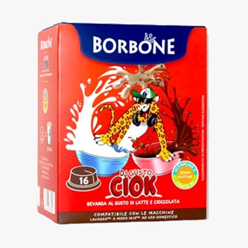 96 Kaffee Kapseln borbone Kompatibel lavazza A Modo Mio Ciok Kindergetränk Schokodrink Milch Und Schokolade - L'Emporio Kaffee von CAFFÈ BORBONE