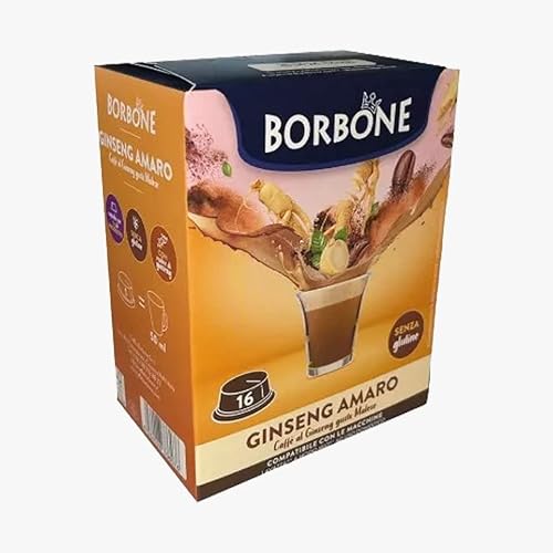 96 Kapseln Ginseng Amaro CAFFÈ BORBONE Kompatibel lavazza A Modo Mio von CAFFÈ BORBONE