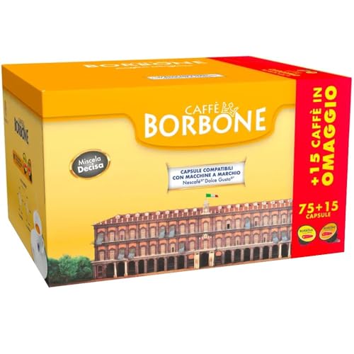 [AMZ] CAFFE BORBONE DGBDECISAPROMO CAPSULE CAFFE COMP.DOLCE GUSTO DECISA 75+15PZ CAPSULE-CIALDE CAFFE' von CAFFÈ BORBONE