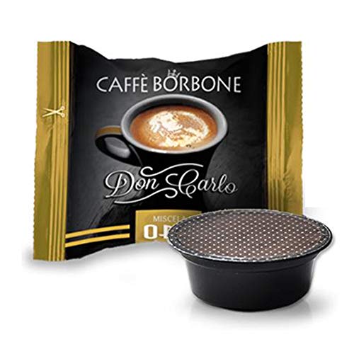 Kaffeepads / Kapseln Borbone Don Carlo, passend für Kaffeemaschinen Lavazza A Modo Mio, rot, blau, schwarz, gold, dek 300 gold von CAFFÈ BORBONE