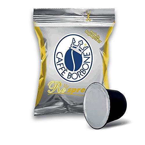 Borbone Respresso, Kaffeekapseln, kompatibel mit Nespresso, Mischung schwarz, rot, blau, gold, 50, 100, 200, 300, 400, 500, 600 (50, Goldmischung) von CAFFÈ BORBONE