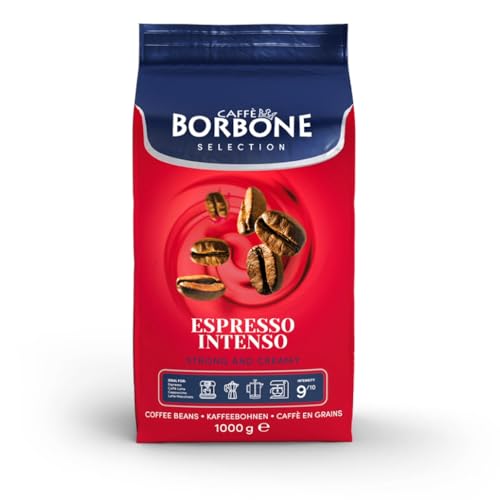 Caffè Borbone Espresso Intenso ganze Kaffeebohnen 1,0 kg | Intensive Karamellnote langanhaltender Nachgeschmack | mittlere Röststufe 1000g Beutel Caffè Borbone Espresso Intenso ganze Kaffeebohnen 1,0 kg | Intensive Karamellnote langanhaltender Nachgeschmack | mittlere Röststufe 1000g Beutel von CAFFÈ BORBONE