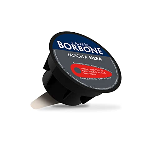 Caffè Borbone Kaffee Kapseln, Schwarze Mischung - 90 stück (6 Packungen x 15) - Kompatibel mit Kaffeemaschinen der Marke Nescafè* Dolce Gusto* von CAFFÈ BORBONE