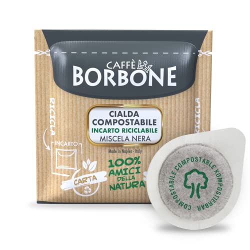 Caffè Borbone - Schwarze Mischung - 44 mm ESE Filterpapier Pads - 600 Stück (4 x 150 Stück) von CAFFÈ BORBONE