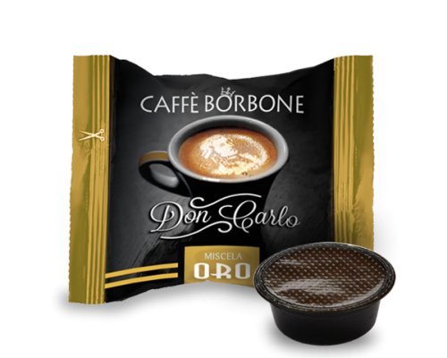 Kapseln für Lavazza a Modo Mio Caffe' Borbone Don Carlo Mischung Schwarz 500 Miscela Oro von CAFFÈ BORBONE