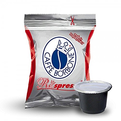 Respresso Bourbon Kaffeekapseln, kompatibel mit Nespresso-Maschinen, blau, rot, schwarz, gold wählbar 500 rot Respresso Bourbon Kaffeekapseln, kompatibel mit Nespresso-Maschinen, blau, rot, schwarz, gold wählbar 500 rot von CAFFÈ BORBONE