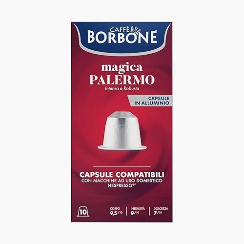 Verkostungsset 30 Kapseln Aluminiumkaffee Bourbon Kompatibel mit verschiedenen Nespresso®-Mischungen von CAFFÈ BORBONE