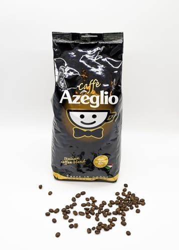 Azeglio Kaffee in 1 kg Päckchen handwerkliche Röstung italienische Qualität für einen intensiven und cremigen Espresso von CAFFE' HAITI ROMA