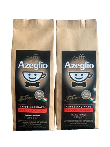 Azeglio gemahlener Kaffee 100% Made in Italy 2 x 250 g von CAFFE' HAITI ROMA