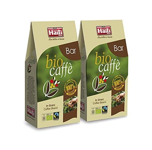 Caffè Haiti Roma Biocaffè Bar 100% Bio 100% Fairtrade Kaffeebohnen 2 x 200 g von CAFFE' HAITI ROMA