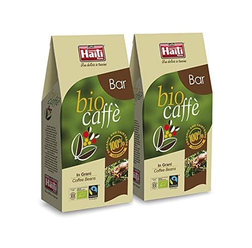 Caffè Haiti Roma Biocaffè Bar 100% Bio 100% Fairtrade Kaffeebohnen 2 x 200 g Caffè Haiti Roma Biocaffè Bar 100% Bio 100% Fairtrade Kaffeebohnen 2 x 200 g von Caffè Haiti Roma