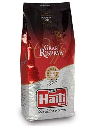 Caffè Haiti Roma Gran Riserva Espresso Kaffeebohnen Made in Italy handwerkliche Röstung in 1 kg Packung von CAFFE' HAITI ROMA