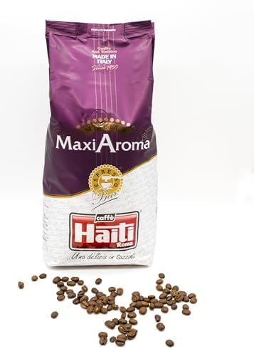 Caffè Haiti Roma Maxi Aroma Kaffee in der 1kg Packung Ausgewogene Mischung handwerkliche Röstqualität Made in Italy Caffè Haiti Roma Maxi Aroma Kaffee in der 1kg Packung Ausgewogene Mischung handwerkliche Röstqualität Made in Italy von Caffè Haiti Roma