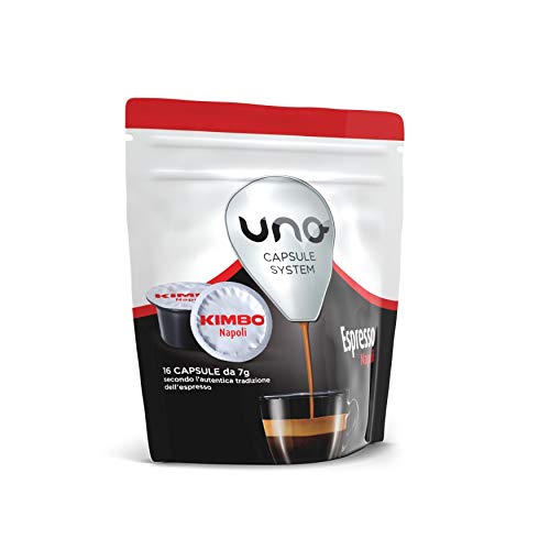Kimbo Uno System Kaffeekapseln für die Originalmaschinen 96 Stück (6 x 16) von Kimbo