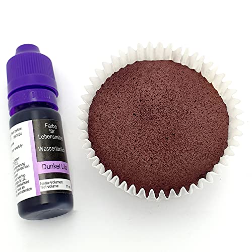 Flüssige Lebensmittelfarbe Dunkellila, 11 ml von CAKE MART
