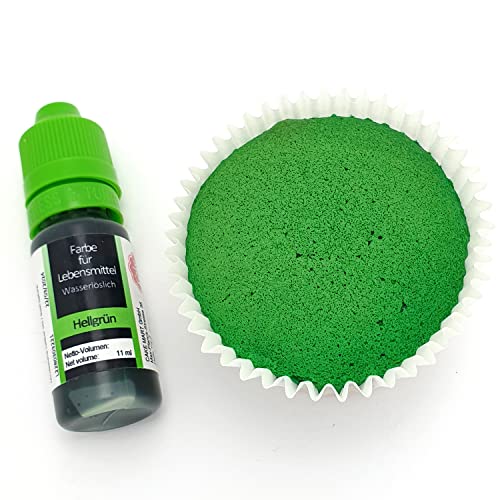 Flüssige Lebensmittelfarbe Hellgrün, 11 ml von CAKE MART