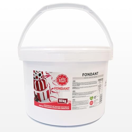 CAKE MART Fondant, Weiß, 10 kg von CAKE MART