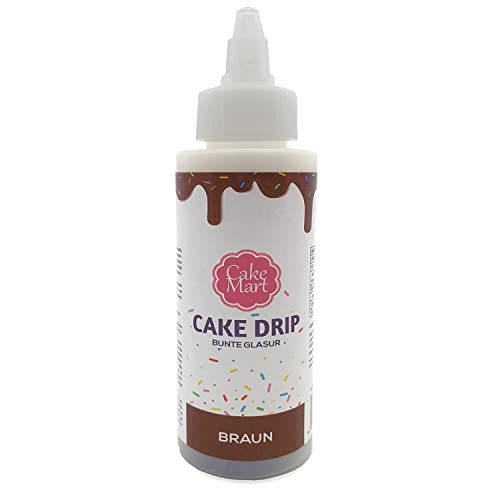Cake Drip Glasur Braun, 120 g von CAKE MART