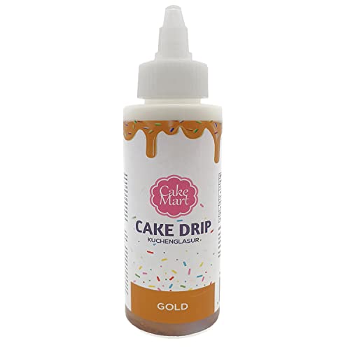 Cake Drip Glasur Gold, 120 g von CAKE MART