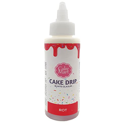 Cake Drip Glasur Rot, 120 g von CAKE MART