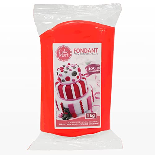 Fondant Rot 1 kg, Rollfondant für Torten & Modellieren | CAKE MART Fondant Rot 1 kg, Rollfondant für Torten & Modellieren | CAKE MART von CAKE MART