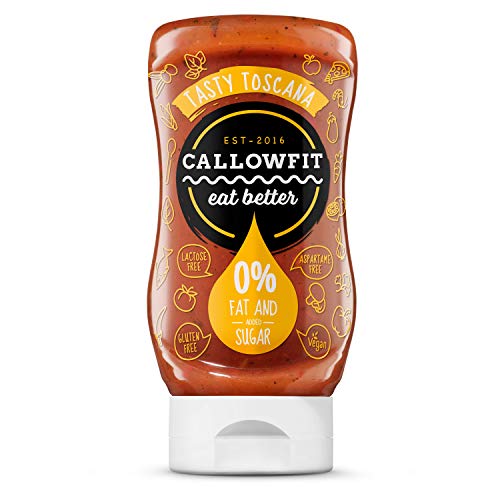 Callowfit Low Carb Sauce 0% Fat & Zucker - Diätsoße (Tasty Toscana) von Callowfit