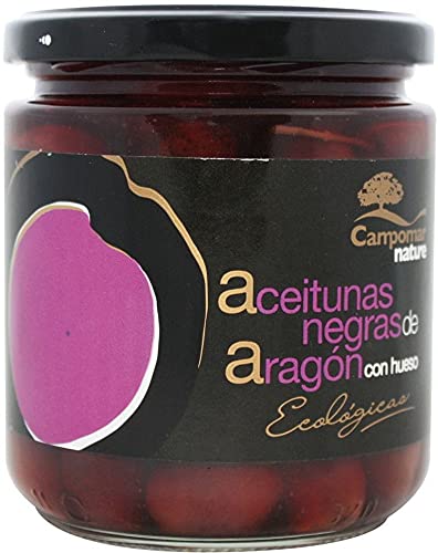 SCHWARZE ARAGON OLIVEN MIT KERN BIO 350 g - CAMPOMAR NATURE SCHWARZE ARAGON OLIVEN MIT KERN BIO 350 g - CAMPOMAR NATURE von CAMPOMAR NATURE