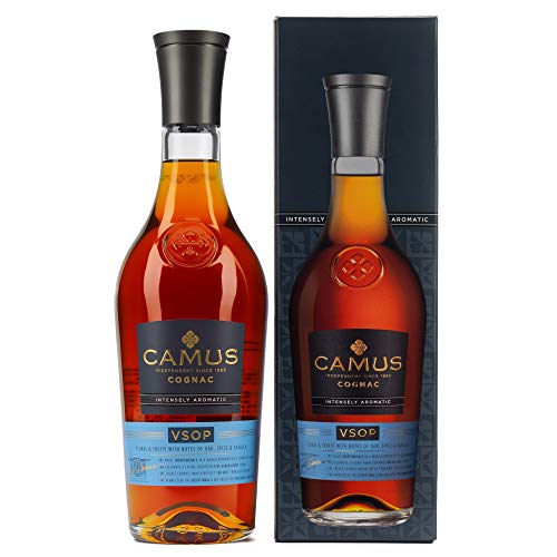 Camus VSOP Intensely Aromatic Cognac mit Geschenkverpackung - 70cl 40° - Familienbesitz seit 1863 von CAMUS
