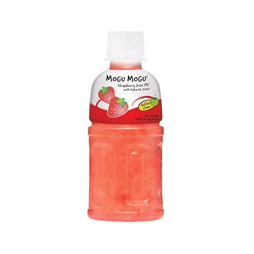 · CANDYBOX · Kohlensäurefreies Getränk Mogu Mogu - Fruchtgeschmack - mit Floating Gelees aus Kokosnusswasser - Asiatische Süßigkeiten - Erdbeere mit Nata De Coco - 320ml 1 Stück · CANDYBOX · Kohlensäurefreies Getränk Mogu Mogu - Fruchtgeschmack - mit Floating Gelees aus Kokosnusswasser - Asiatische Süßigkeiten - Erdbeere mit Nata De Coco - 320ml 1 Stück von · CANDYBOX ·