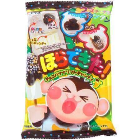 · CANDYBOX · Coris DIY Choco Banana - Süßigkeiten-Kit für Japanische Süßigkeiten - Traditionelles Set zum Selbermachen - Süßigkeiten Set Japan - 34 Gramm 1 Stück von · CANDYBOX ·