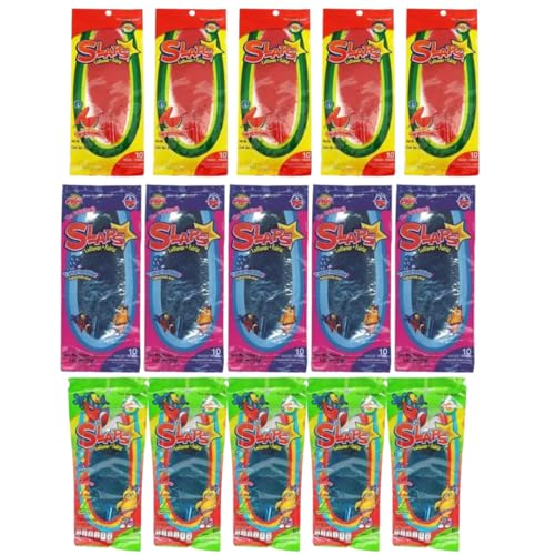 · CANDYBOX · Papierdünner Lutscher Pigui Slaps - Lollipop Frucht-Snacks - Fruchtlutscher für Kinder und Erwachsene - Fruchtlolli - Fruchtgelees - Geschmack Mix mit allen Aromen - 1425 Gramm 5 Stück von · CANDYBOX ·