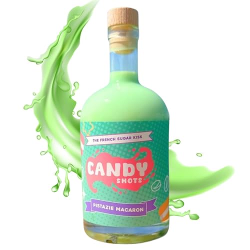 CANDYSHOTS Macarons Pistazien Likör | Sahnelikör PIstazie Macaron Geschmack | cremiger Nusslikör aus Deutschland | 15% vol. | 500 ml | Ideal für Pistazie Liebhaber und zum Backen CANDYSHOTS Macarons Pistazien Likör | Sahnelikör PIstazie Macaron Geschmack | cremiger Nusslikör aus Deutschland | 15% vol. | 500 ml | Ideal für Pistazie Liebhaber und zum Backen von CANDYSHOTS