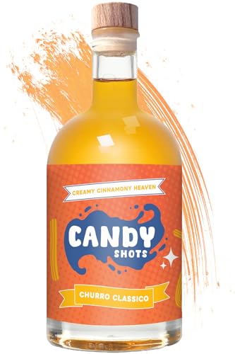 CANDYSHOTS | Sahnelikör Churros Zimt Zucker | 500 ml | 15% Vol. | cremiger Churro Likör aus Deutschland | Ideal als Weihnachtslikör, für Partys, Shots, Feiern und als Geschenk CANDYSHOTS | Sahnelikör Churros Zimt Zucker | 500 ml | 15% Vol. | cremiger Churro Likör aus Deutschland | Ideal als Weihnachtslikör, für Partys, Shots, Feiern und als Geschenk von CANDYSHOTS