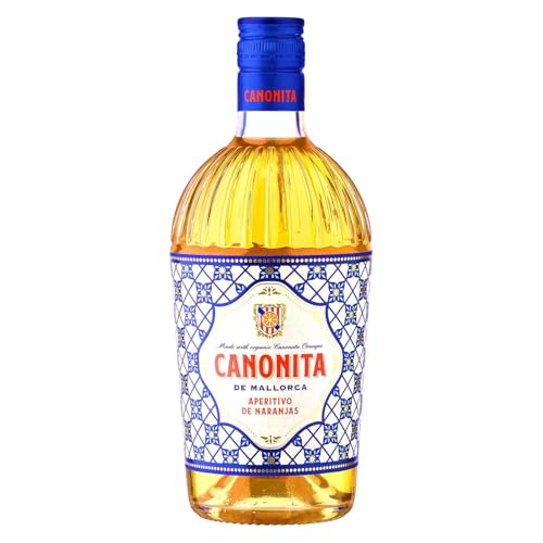 Canonita Aperitivo de Naranjas (1x 0,75l) – Einzigartiger Orangen-Likör aus Mallorca mit 18 % vol. Alkohol von Canonita