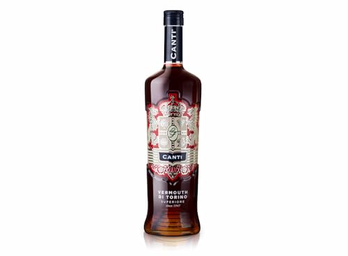 CANTI Vermouth di Torino Superiore Rosso, 18%, aromatische Absinthnoten, Gewürze, Chinarinde mit köstlichem Zitrusduft, 1x1Lt von CANTI