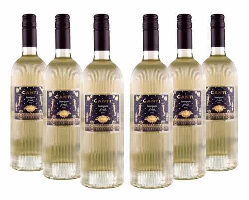 Canti - Italienischer Weißwein Sauvignon D.O.C. Friuli, Voller Runder Geschmack mit Aromatischem Gaumen, 6x750 ml Canti - Italienischer Weißwein Sauvignon D.O.C. Friuli, Voller Runder Geschmack mit Aromatischem Gaumen, 6x750 ml von CANTI