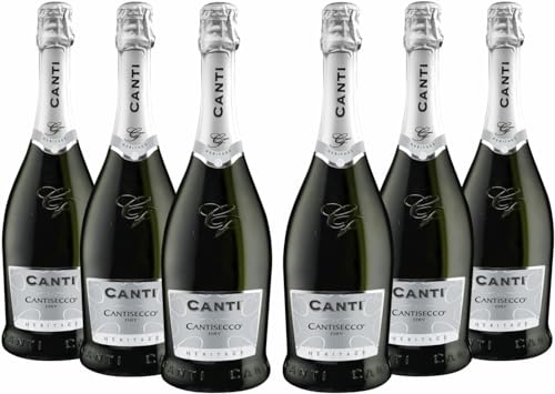 Canti - Secco, trockener Weißwein, italienische Glera-, Trebbiano- und Garganega-Trauben, fruchtiger und frischer Geschmack, 6x750 ml Canti - Secco, trockener Weißwein, italienische Glera-, Trebbiano- und Garganega-Trauben, fruchtiger und frischer Geschmack, 6x750 ml von CANTI