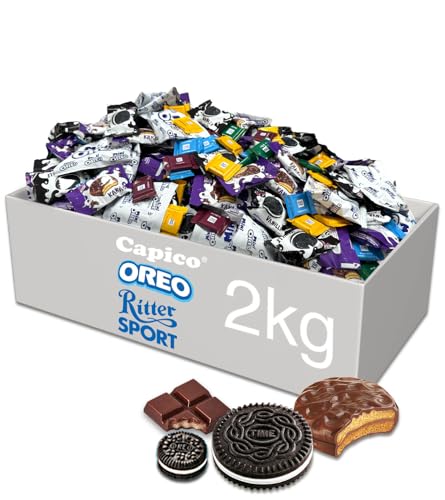 Capico Cookies Mix Box mit Oreo & RitterSport (2kg) ca. 180 Teile von CAPICO
