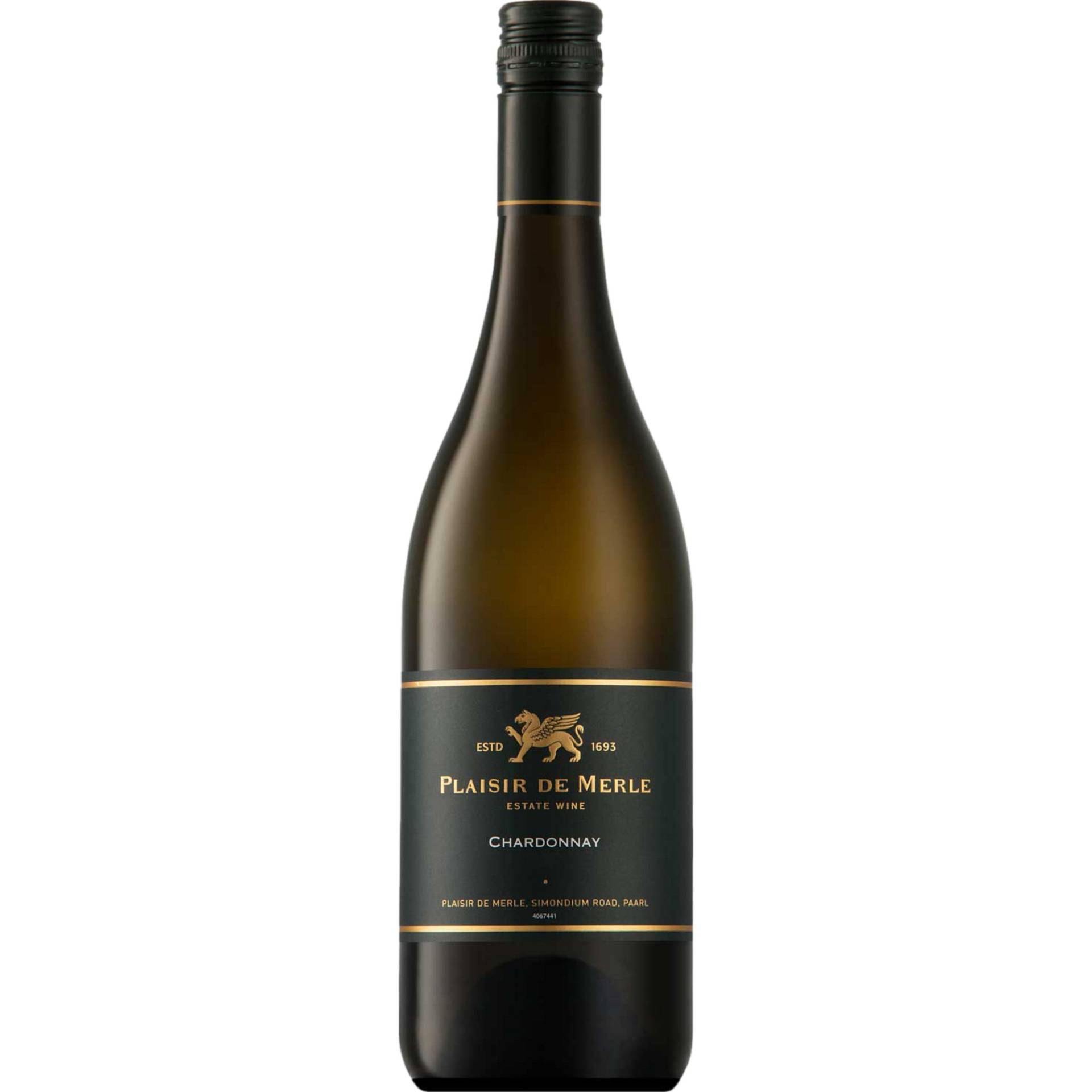 Plaisir Estate Chardonnay, WO Simonsberg-Paarl, Western Cape, 2022, Weißwein von CAPREO GmbH- Gildeweg 10- 46562 Voerde- DE / Plaisir, R 45, 7670 Simondium, ZA