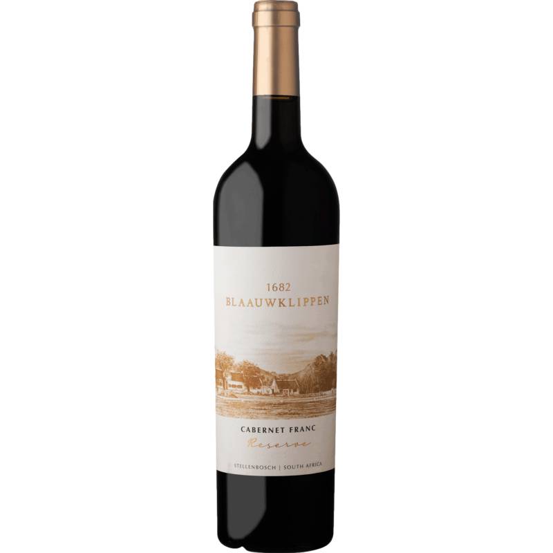 Blaauwklippen Cabernet Franc Reserve, WO Stellenbosch, Western Cape, 2019, Rotwein von CAPREO GmbH- Gildeweg 10- 46562 Voerde- Deutschland / Blaauwklippen, Strand Road R44, 7600, Stellenbosch, Südafrika